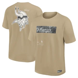 Minnesota vikings nike statement max90 t shirt tan Multi