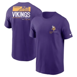 Minnesota vikings nike team incline t shirt Purple
