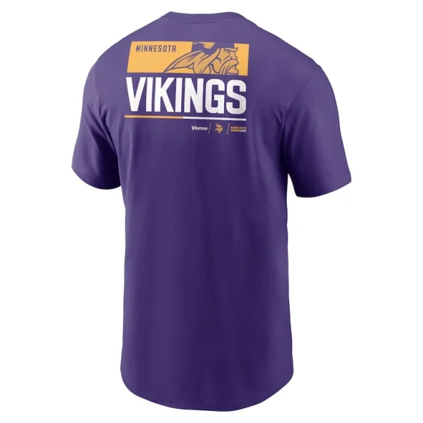 Minnesota vikings nike team incline t shirt Purple L