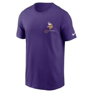 Minnesota vikings nike team incline t shirt Purple M