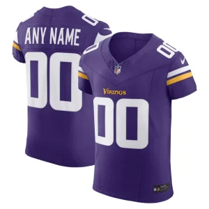 Minnesota vikings nike vapor f.u.s.e. elite custom jersey Purple