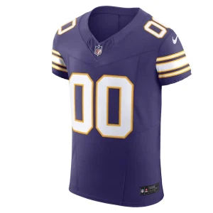 Minnesota vikings nike vapor f.u.s.e. elite custom jersey Purple 44