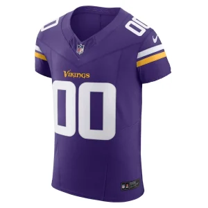 Minnesota vikings nike vapor f.u.s.e. elite custom jersey Purple 44