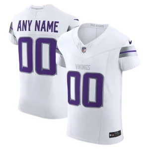 Minnesota vikings nike vapor f.u.s.e. elite custom jersey White