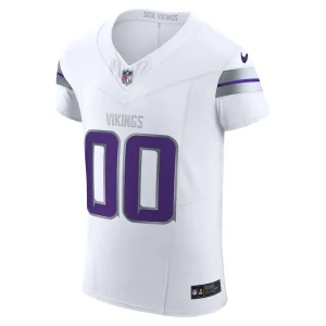 Minnesota vikings nike vapor f.u.s.e. elite custom jersey White 44