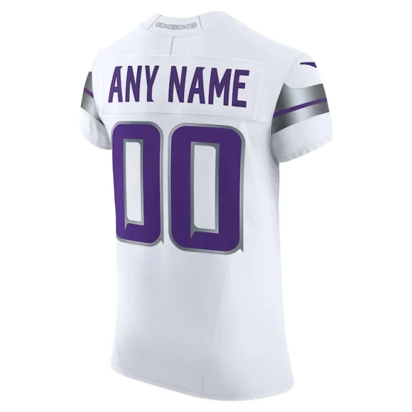 Minnesota vikings nike vapor f.u.s.e. elite custom jersey White 48