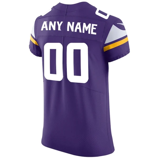 Minnesota vikings nike vapor untouchable custom elite jersey Purple 48