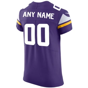 Minnesota vikings nike vapor untouchable custom elite jersey Purple 48