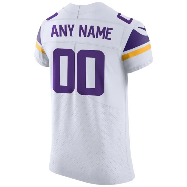Minnesota vikings nike vapor untouchable elite custom jersey White 48