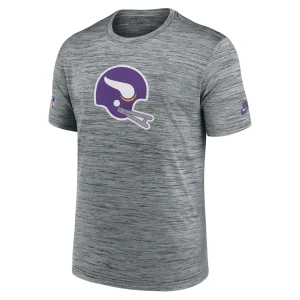 Minnesota vikings nike velocity alternate logo performance t shirt Heather gray M