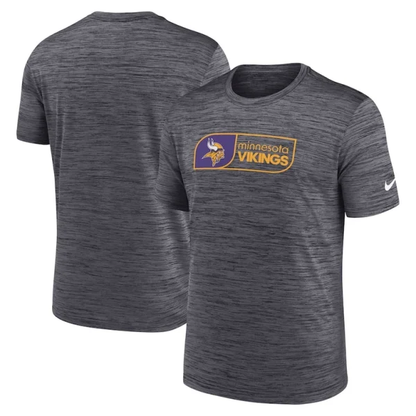 Minnesota vikings nike velocity jock tag performance t shirt Black