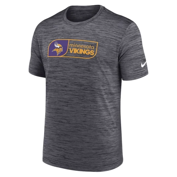 Minnesota vikings nike velocity jock tag performance t shirt Black M