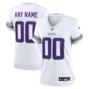 Minnesota vikings nike womens alternate custom game jersey White