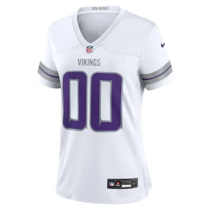 Minnesota vikings nike womens alternate custom game jersey White M
