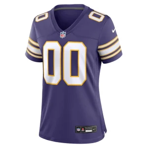 Minnesota vikings nike womens classic custom game jersey Purple M