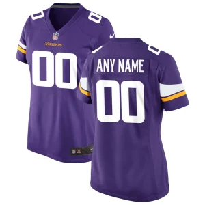 Minnesota vikings nike womens custom game jersey Purple