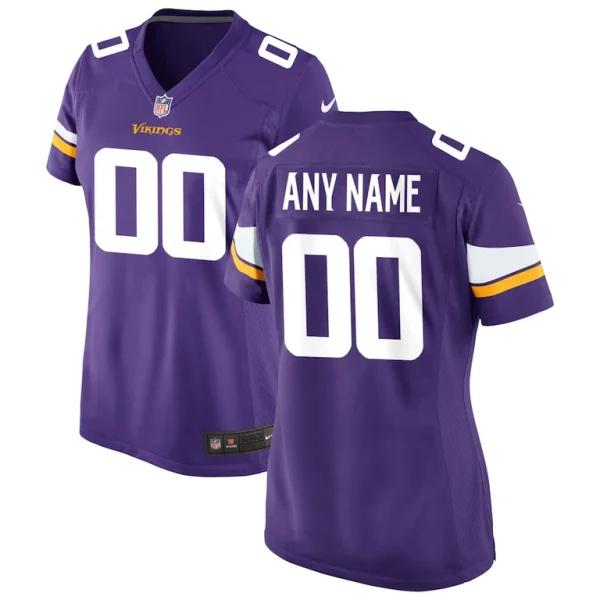 Minnesota vikings nike womens custom game jersey Purple