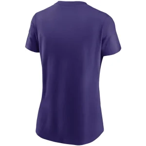 Minnesota vikings nike womens logo essential t shirt Purple M