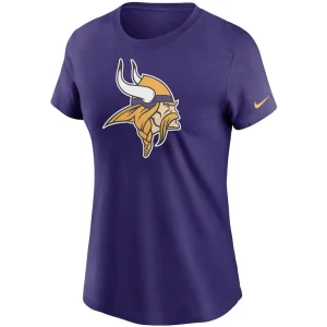 Minnesota vikings nike womens logo essential t shirt Purple S