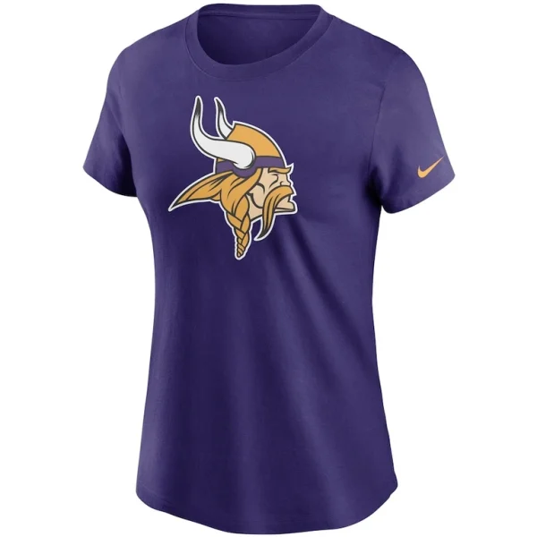 Minnesota vikings nike womens logo essential t shirt Purple S