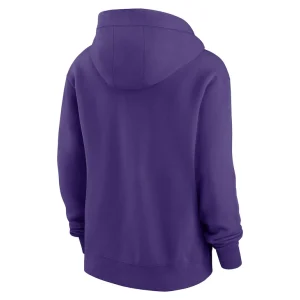 Minnesota vikings nike womens phoenix hoodie full zip sweatshirt Purple M