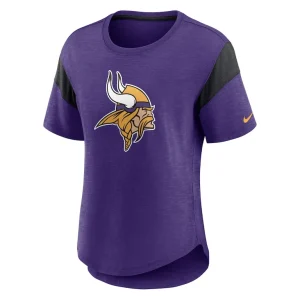 Minnesota vikings nike womens primary logo fashion top Heather purple S