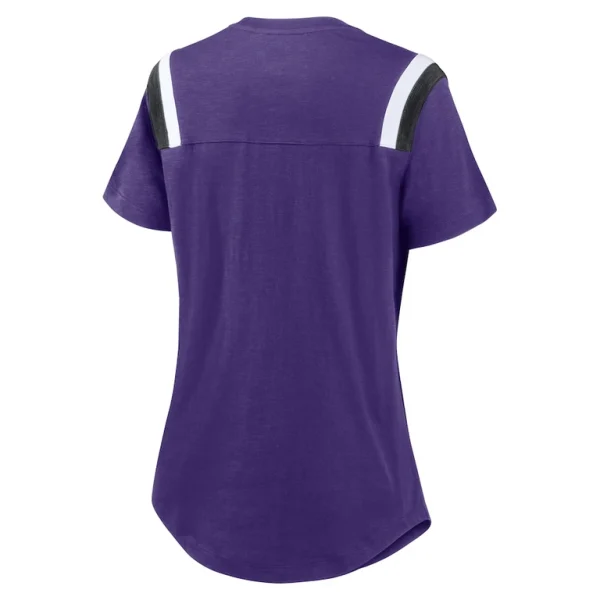 Minnesota vikings nike womens prime logo slub fashion t shirt Heather purple M