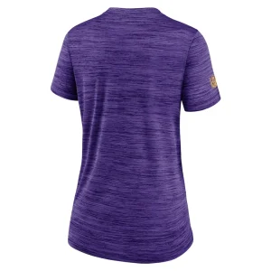 Minnesota vikings nike womens sideline velocity performance t shirt Purple M