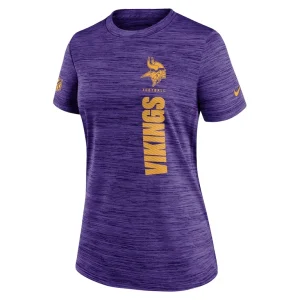 Minnesota vikings nike womens sideline velocity performance t shirt Purple S