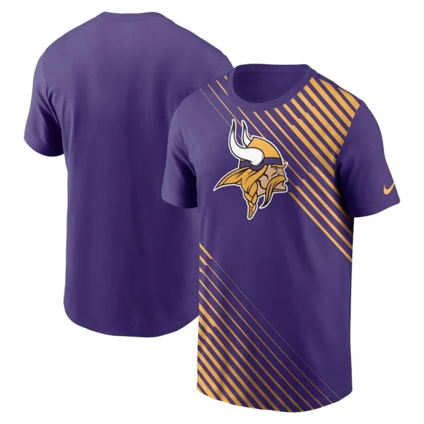 Minnesota vikings nike yard line fashion asbury t shirt Purple