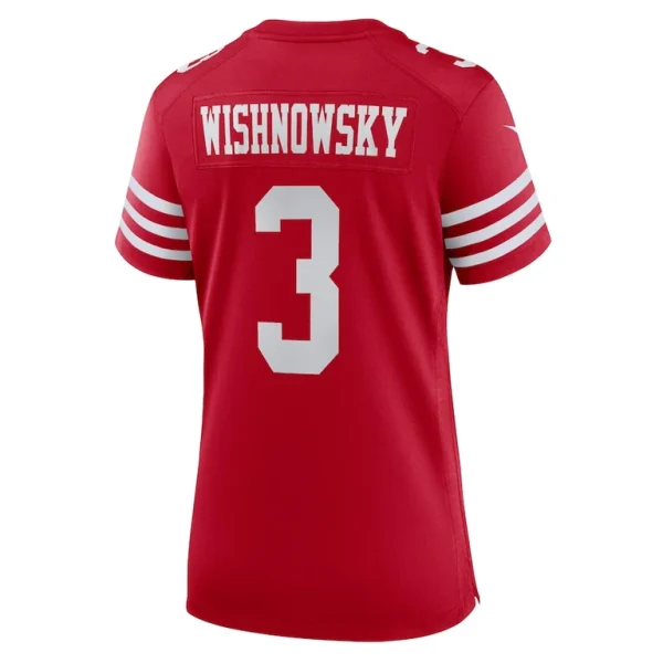Mitch wishnowsky san francisco 49ers nike womens game jersey Scarlet L