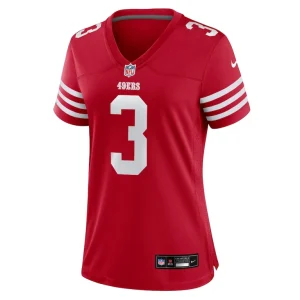 Mitch wishnowsky san francisco 49ers nike womens game jersey Scarlet M