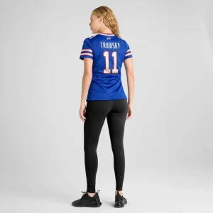 Mitchell trubisky buffalo bills nike womens game jersey Royal 2XL