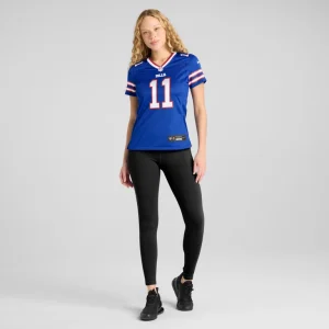 Mitchell trubisky buffalo bills nike womens game jersey Royal XL