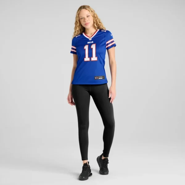 Mitchell trubisky buffalo bills nike womens game jersey Royal XL