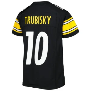 Mitchell trubisky pittsburgh steelers nike youth game jersey Black Yth L