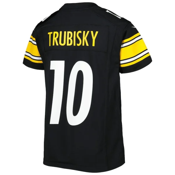 Mitchell trubisky pittsburgh steelers nike youth game jersey Black Yth L