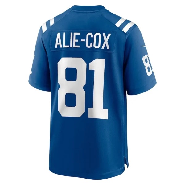 Mo alie cox indianapolis colts nike team game jersey Royal L