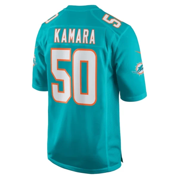 Mohamed kamara miami dolphins nike game jersey Aqua L