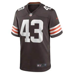 Mohamoud diabate cleveland browns nike team game jersey Brown M