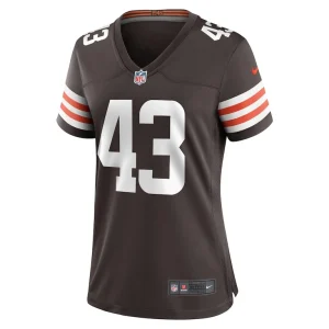 Mohamoud diabate cleveland browns nike womens team game jersey Brown M
