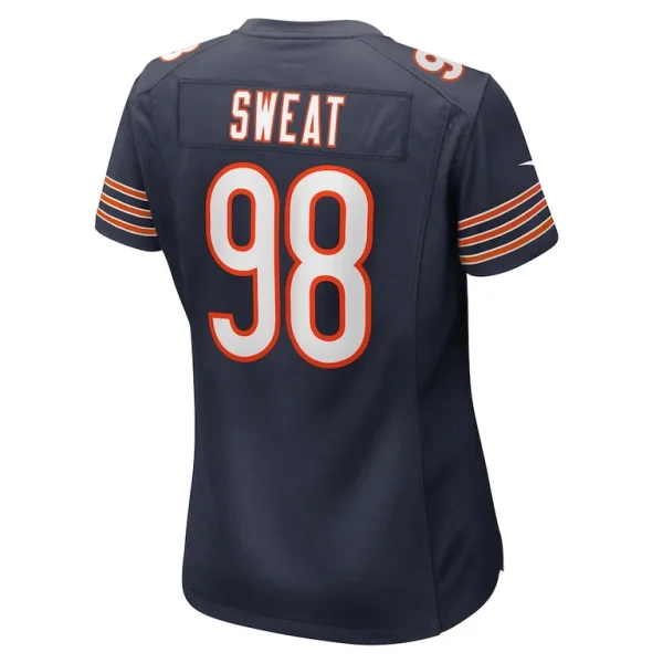 Montez sweat chicago bears nike womens game jersey Navy L