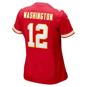 Montrell washington kansas city chiefs nike womens team game jersey Red L