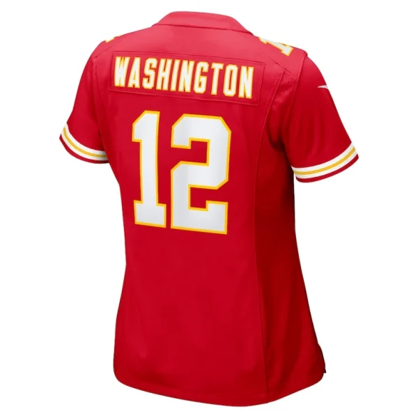 Montrell washington kansas city chiefs nike womens team game jersey Red L