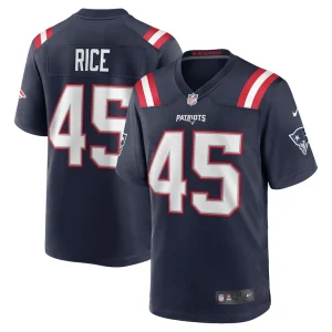 Monty rice new england patriots nike game jersey Navy