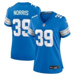 Morice norris detroit lions nike womens game jersey Blue
