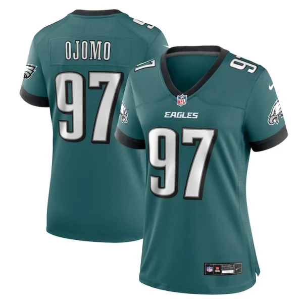 Moro ojomo philadelphia eagles nike womens team game jersey Midnight green