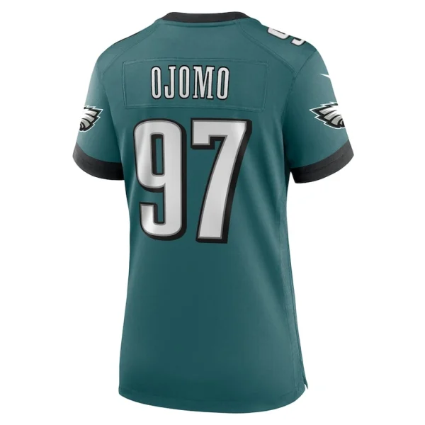 Moro ojomo philadelphia eagles nike womens team game jersey Midnight green L