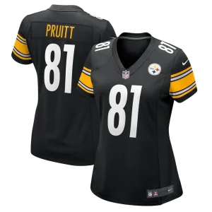 Mycole pruitt pittsburgh steelers nike womens game jersey Black