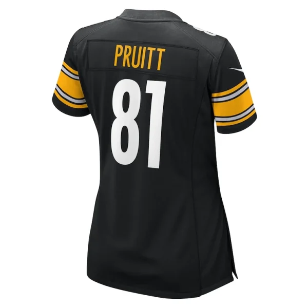 Mycole pruitt pittsburgh steelers nike womens game jersey Black L
